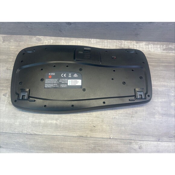 Logitech K350 Comfort Wave Wireless Keyboard ONLY - No Dongle Y-R0053 820-002546 - Picture 9 of 10